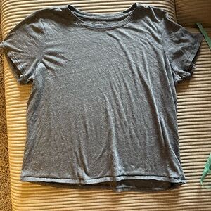 Gray basic tee